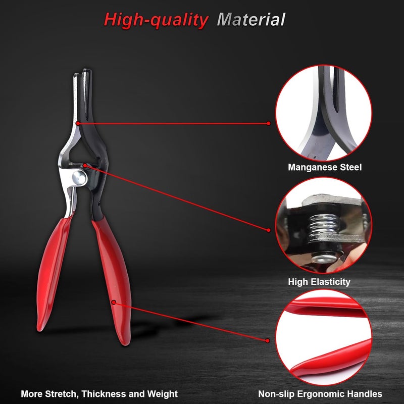 Alkrsxi Automotive Hose Remover Pliers – Effortlessly Disconnect and Remove Vacuum Lines and Tube Hoses – Essential Mechanic Tools with Hose Clamp Pliers – Easy and Efficient Repairs - Image 4
